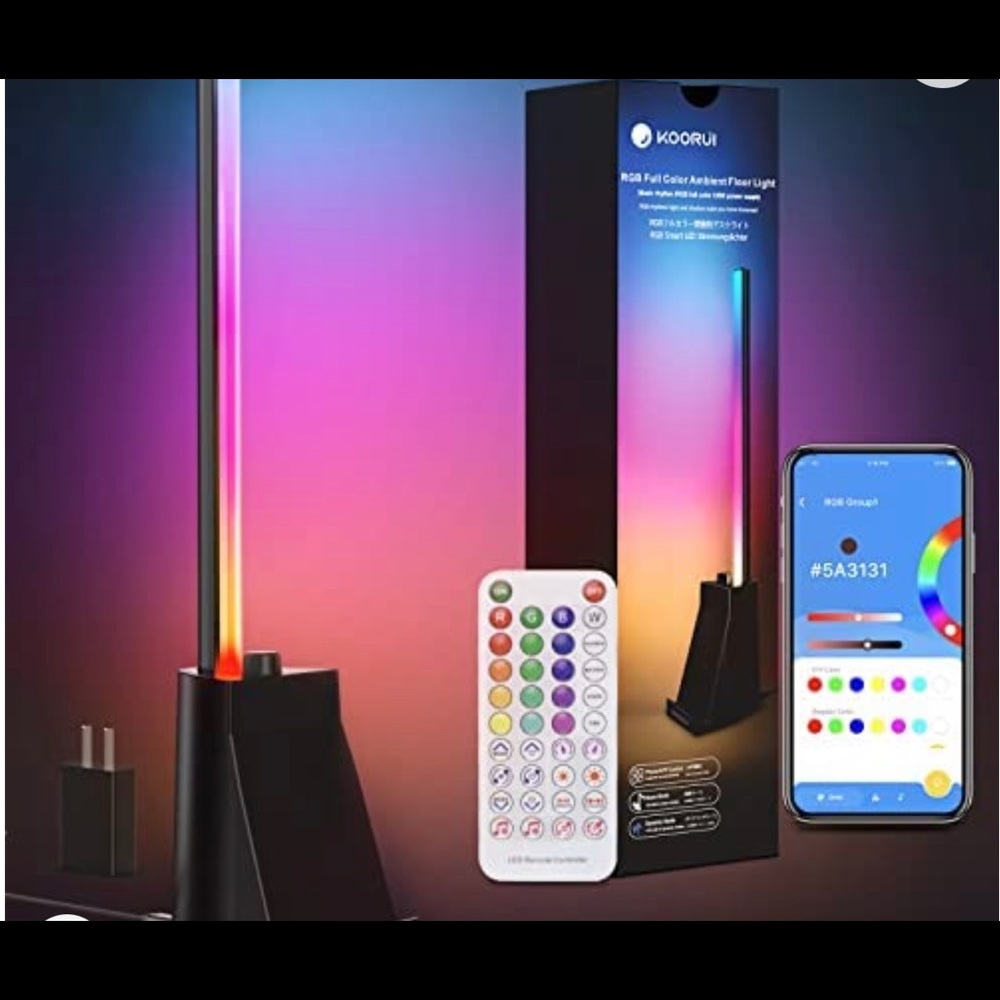 Table Lamp -142 Lighting Effects & 18 Music Modes, Bluetooth Gaming, TV, PC